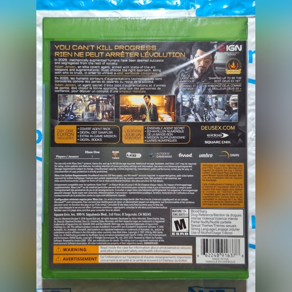 Deus Ex Mankind Divided: Day One Edition XB1 - Picture 2 of 3